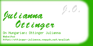 julianna ottinger business card